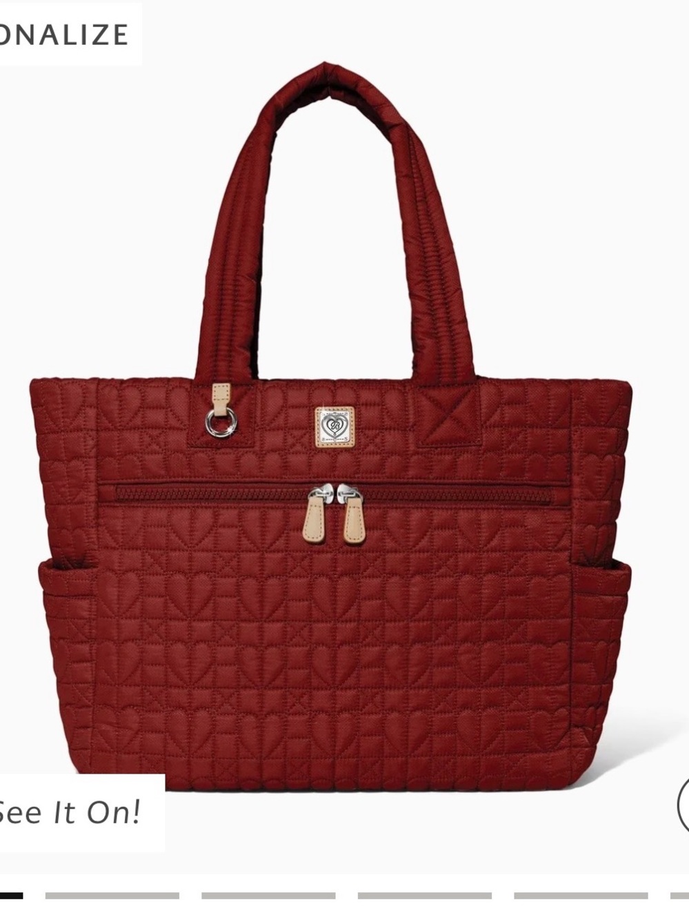 Brighton Personalized Amara Large Tote